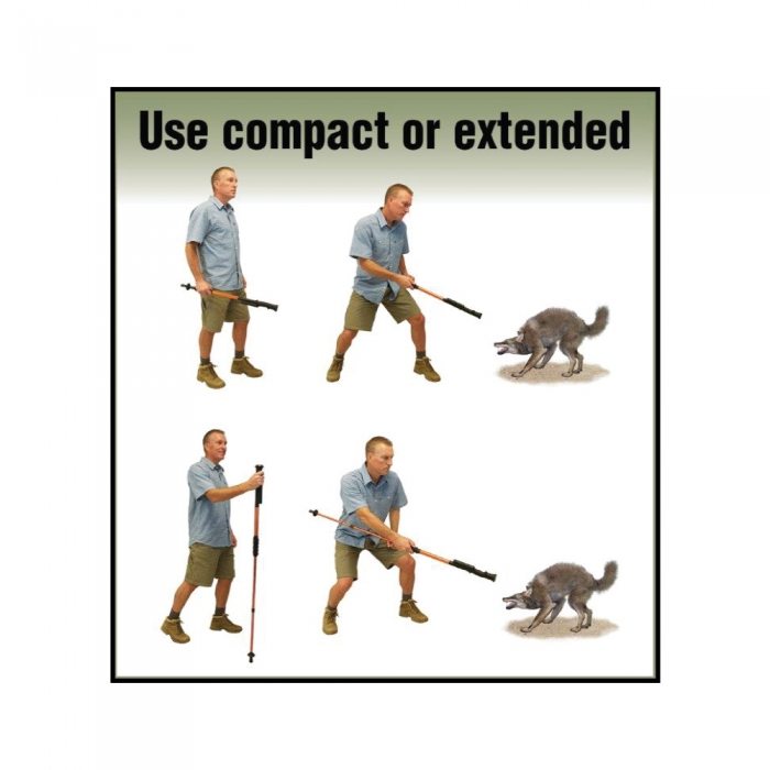 ZAP Hike 'n Strike Walking Stick - Image 6